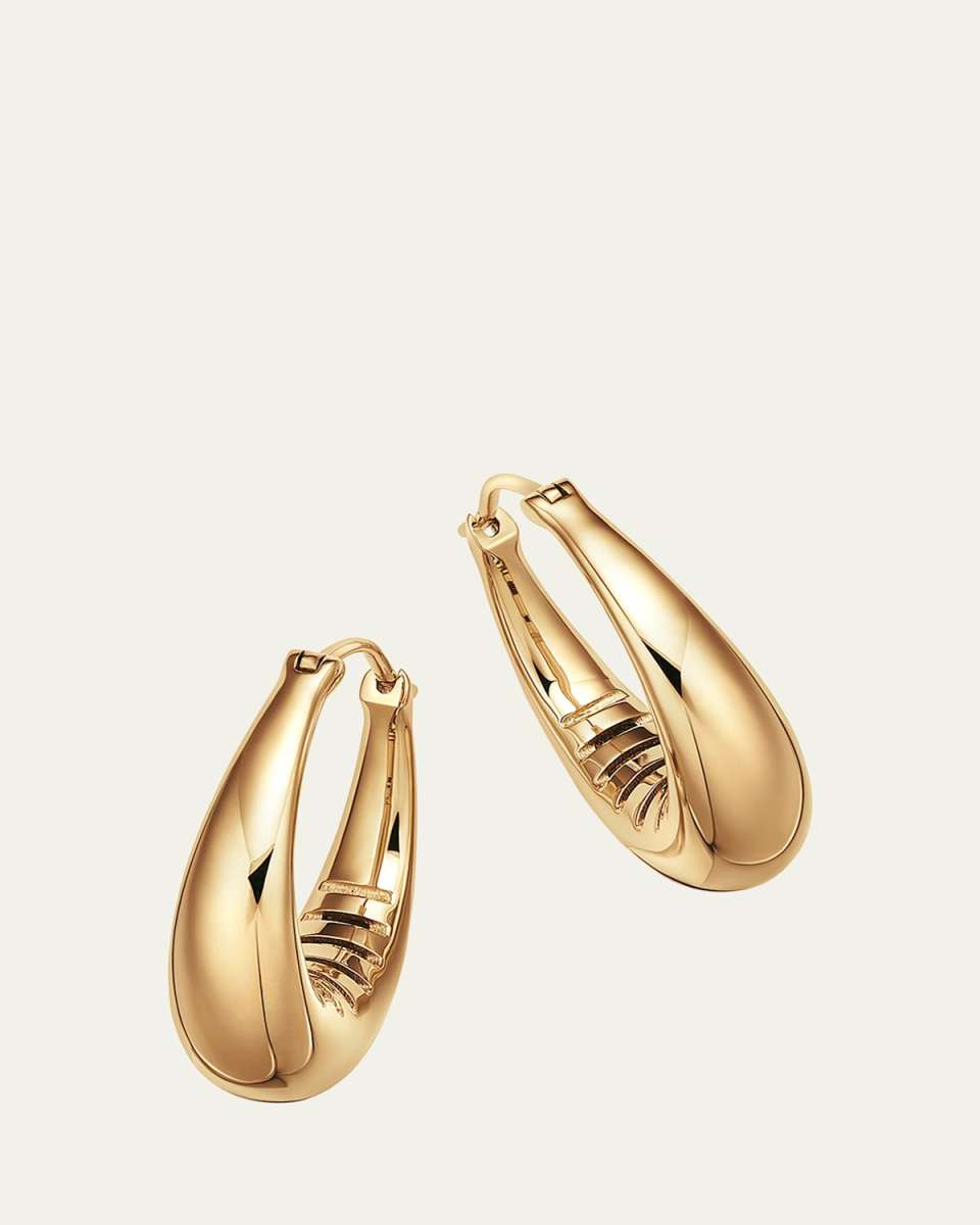 Reflective Hoop Earrings